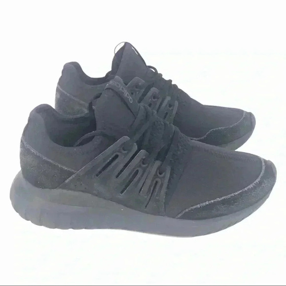ADIDAS SNEAKERS MENS 5.5 TUBULAR RADICAL CORE BLACK ART S80115 $120 SHOES RETRO - Picture 13 of 16